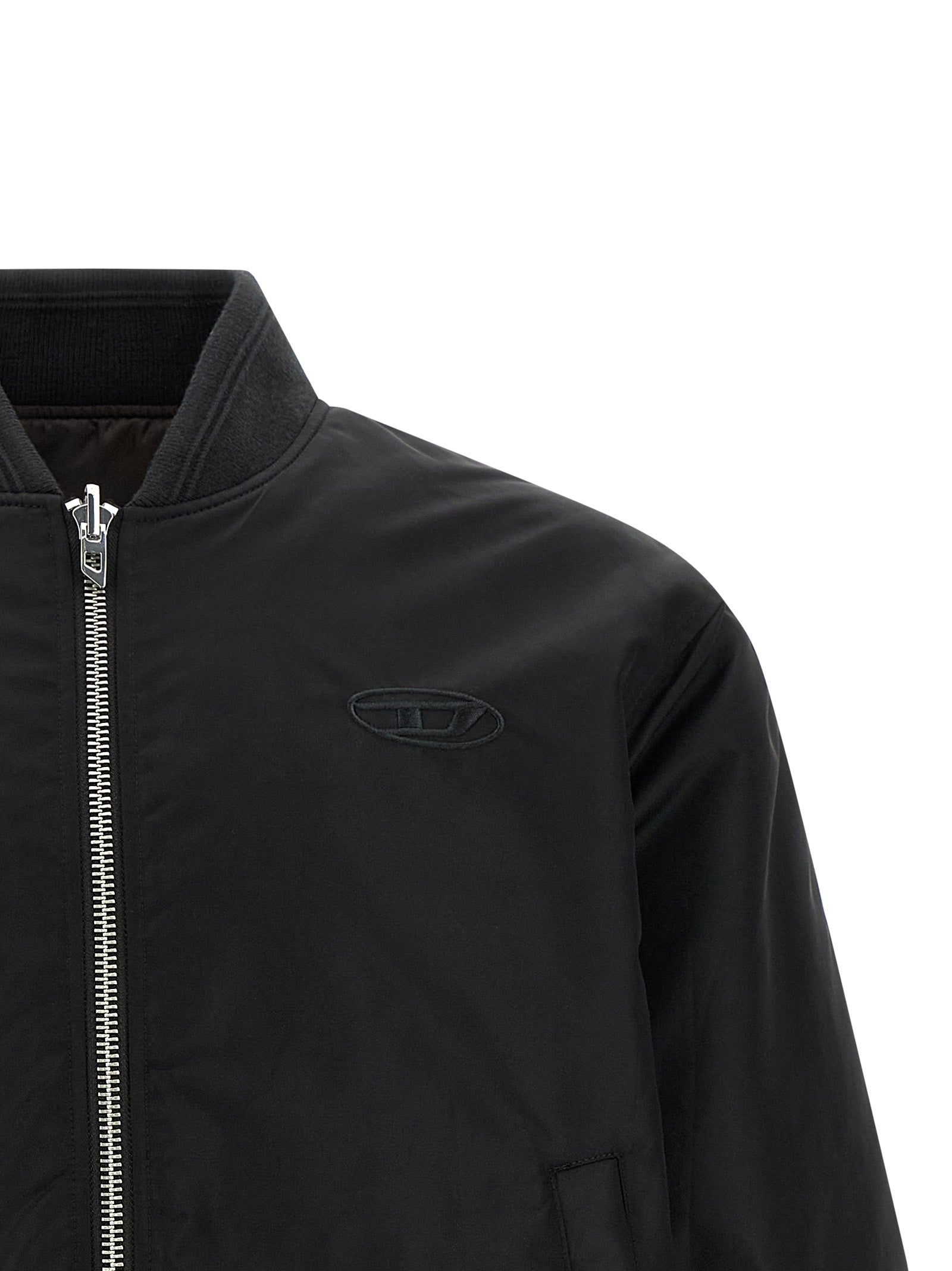 Diesel Black Polyamide Bomber Diesel