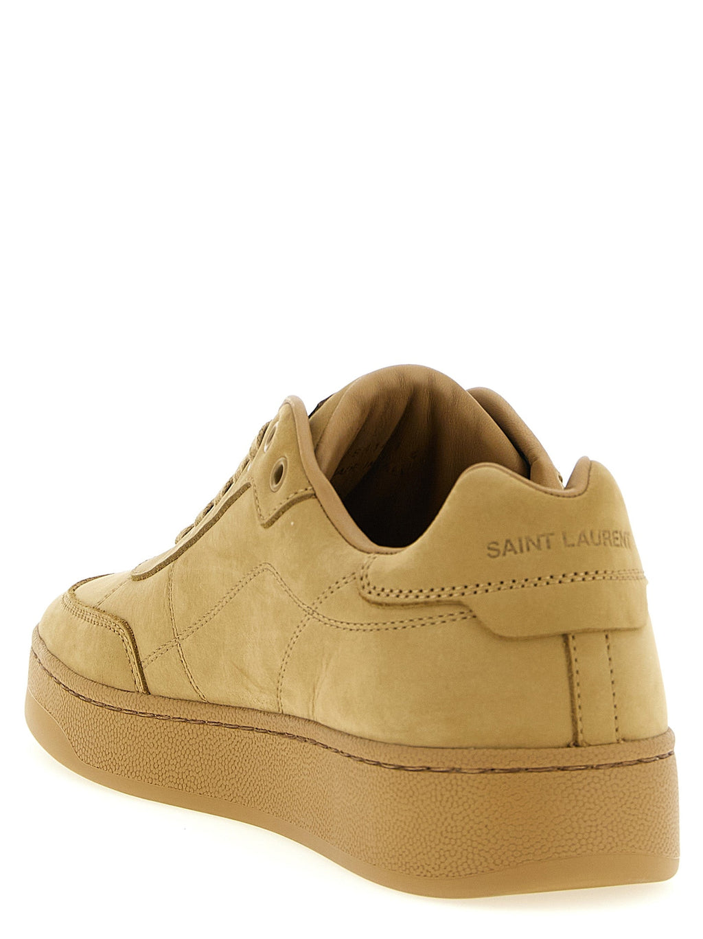 Saint Laurent Beige Calfskin Sneakers Saint Laurent