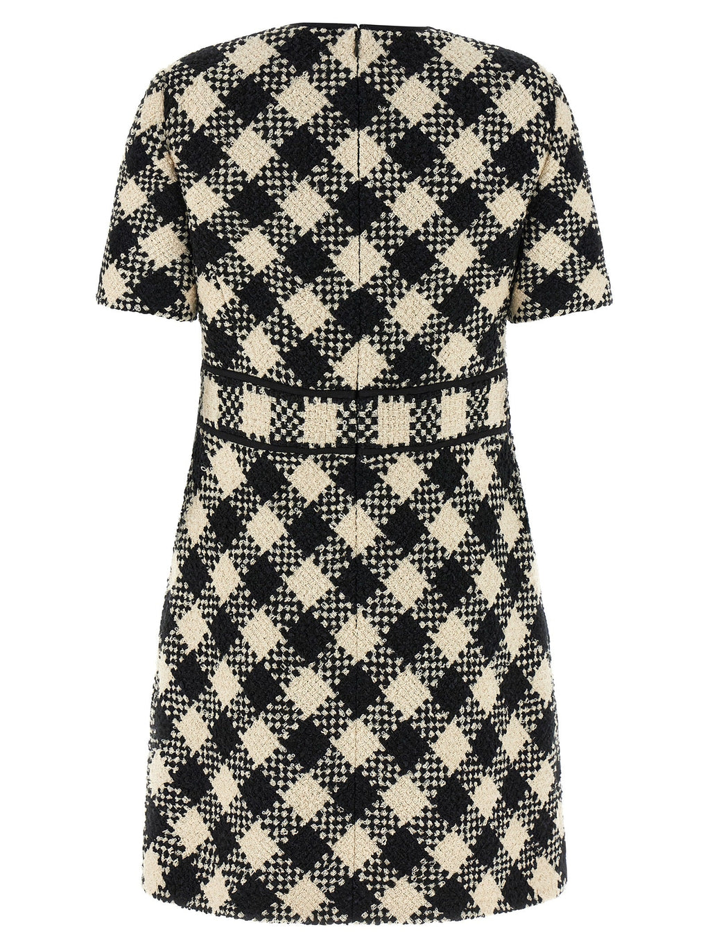 Valentino Garavani Bicolor Cotton Short Dress Valentino Garavani