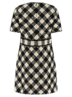 Valentino Garavani Bicolor Cotton Short Dress Valentino Garavani