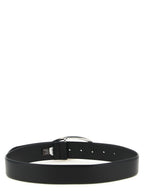 Diesel Black Leather Regular Belt Diesel