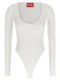 Diesel White Viscose Bodysuit Diesel