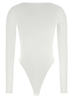 Diesel White Viscose Bodysuit Diesel