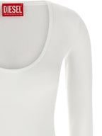 Diesel White Viscose Bodysuit Diesel
