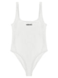 Versace White Nylon One-Piece Swimsuit Versace