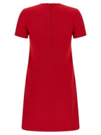 Valentino Garavani Multicolor Virgin Wool Short Dress Valentino Garavani