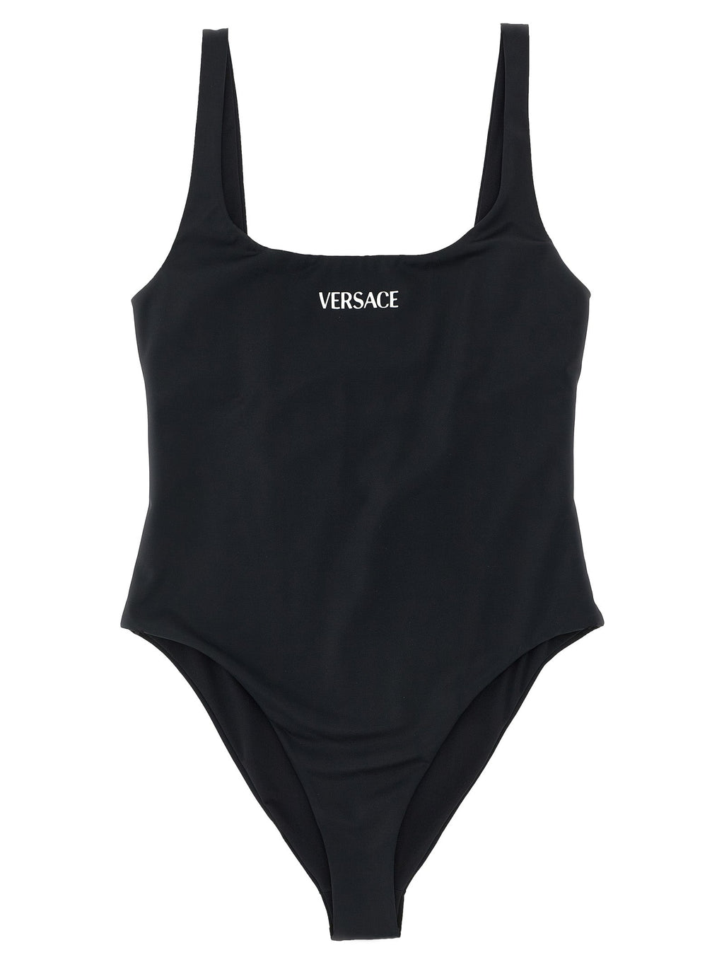Versace Black Nylon One-Piece Swimsuit Versace