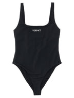 Versace Black Nylon One-Piece Swimsuit Versace