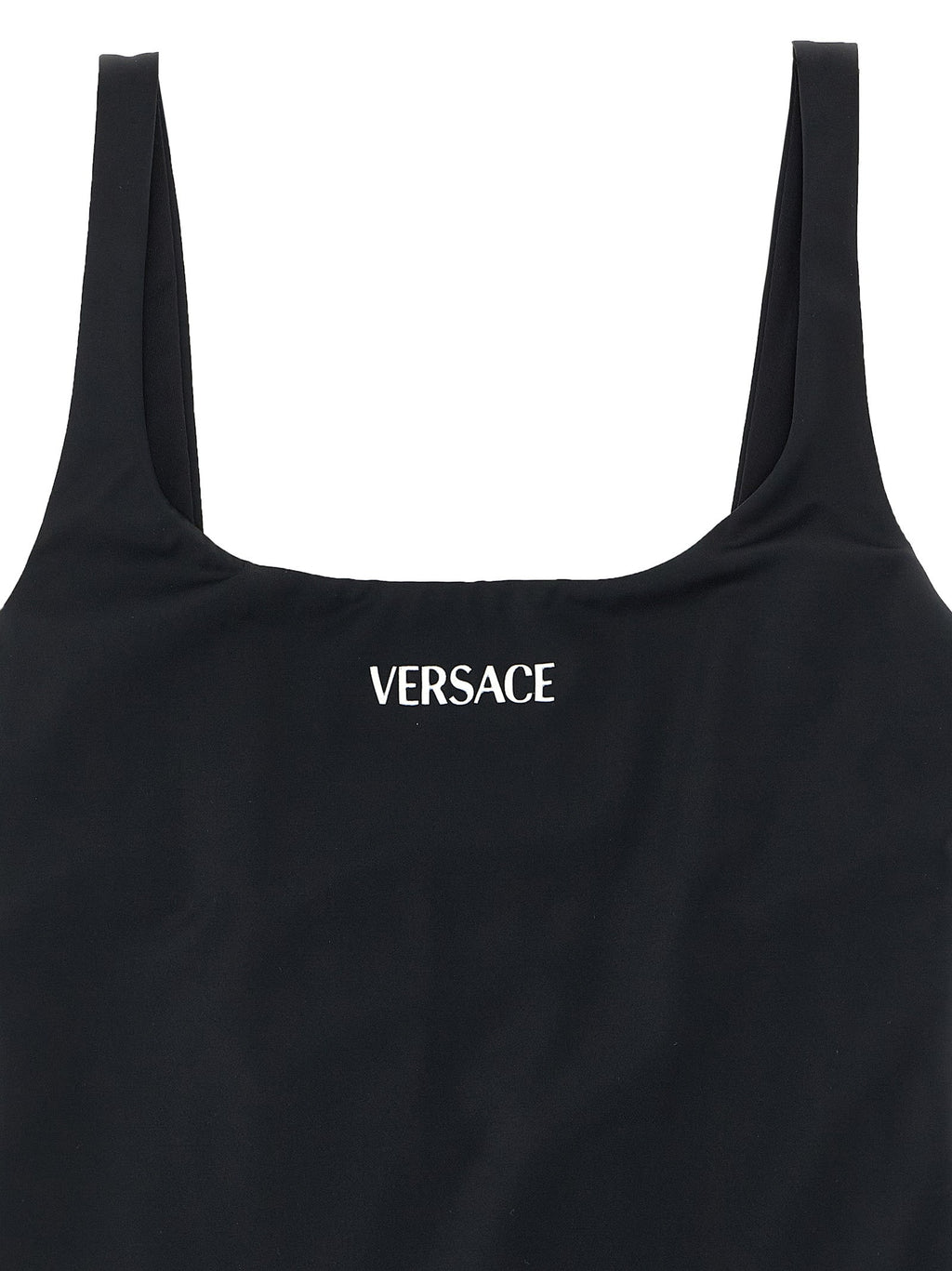 Versace Black Nylon One-Piece Swimsuit Versace
