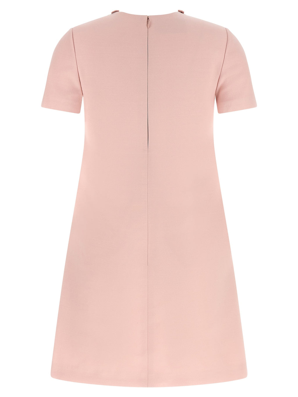 Valentino Garavani Multicolor Virgin Wool Short Dress Valentino Garavani