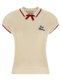 Valentino Garavani Beige Cotton Shortsleeve Shirt Valentino Garavani