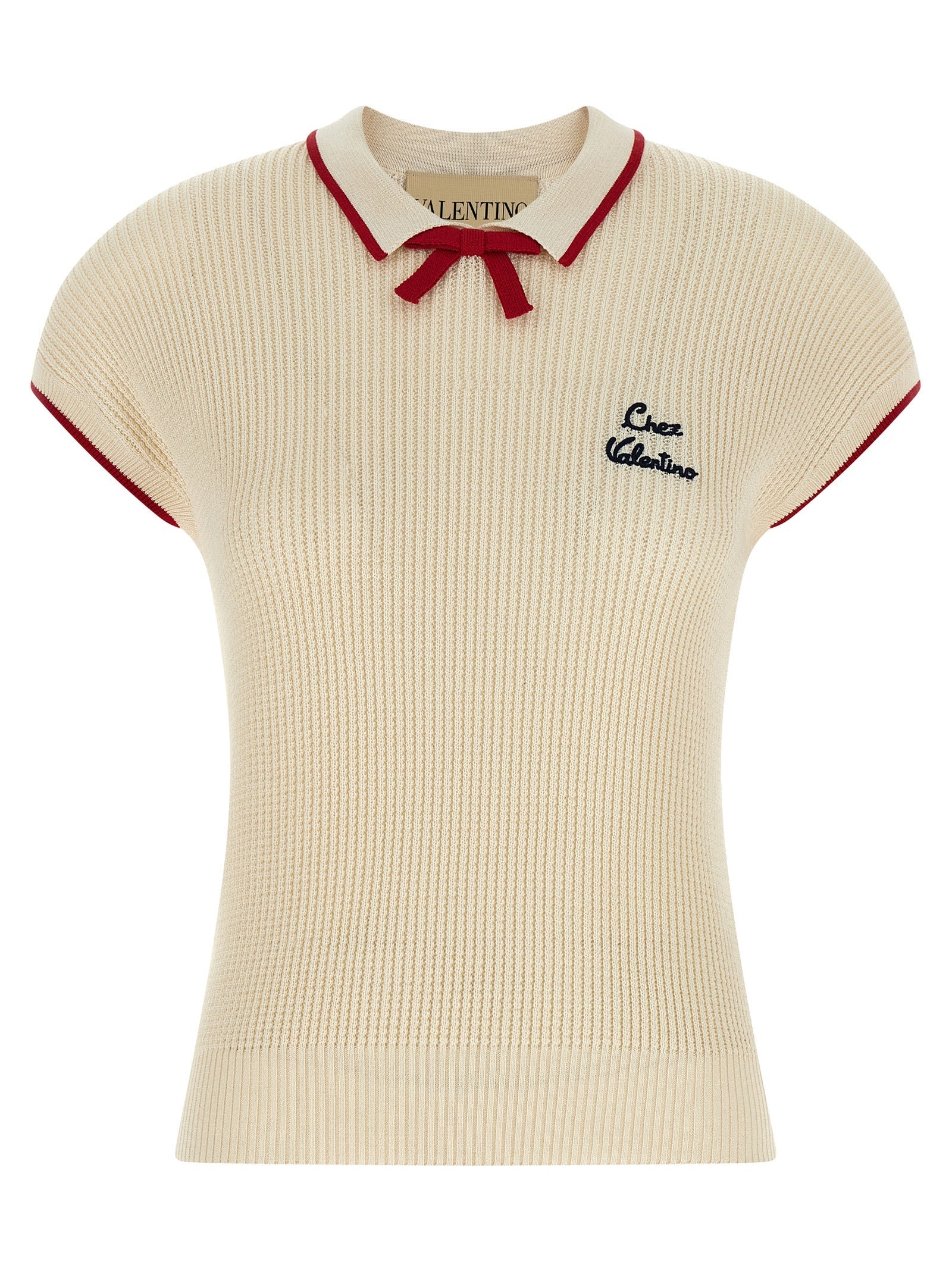 Valentino Garavani Beige Cotton Shortsleeve Shirt Valentino Garavani