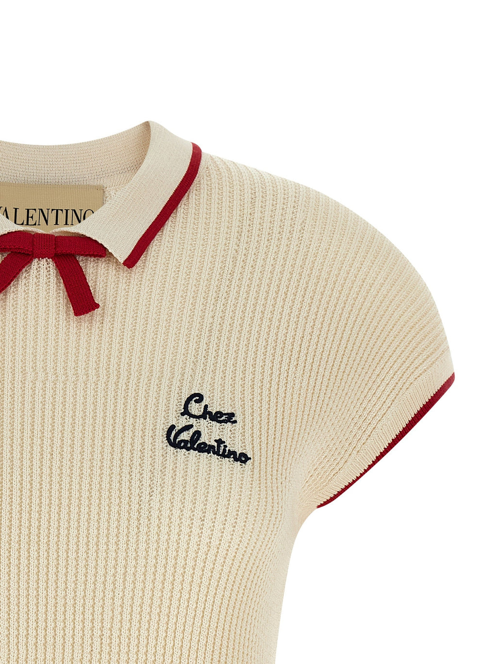 Valentino Garavani Beige Cotton Shortsleeve Shirt Valentino Garavani