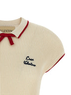 Valentino Garavani Beige Cotton Shortsleeve Shirt Valentino Garavani