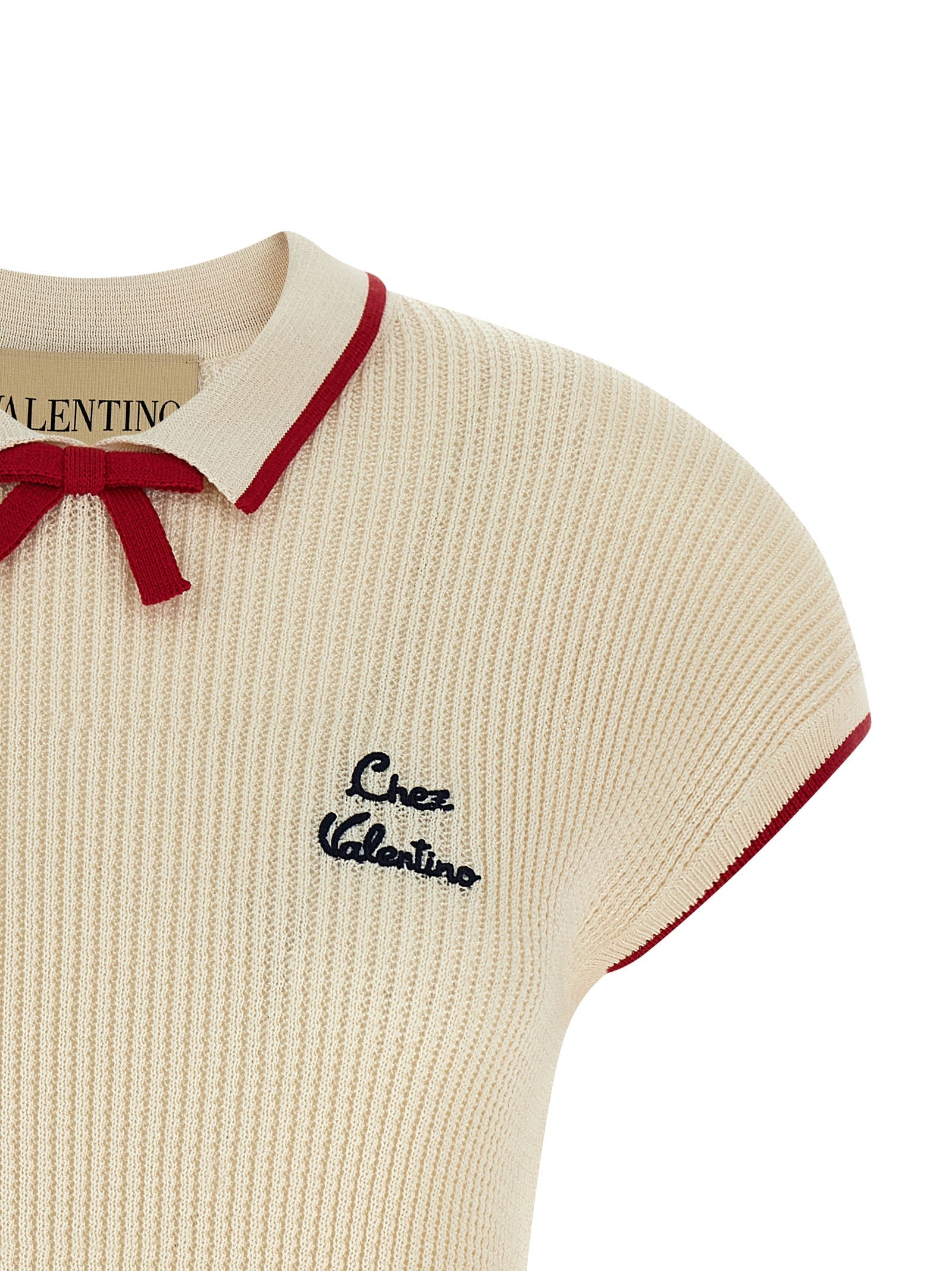 Valentino Garavani Beige Cotton Shortsleeve Shirt Valentino Garavani