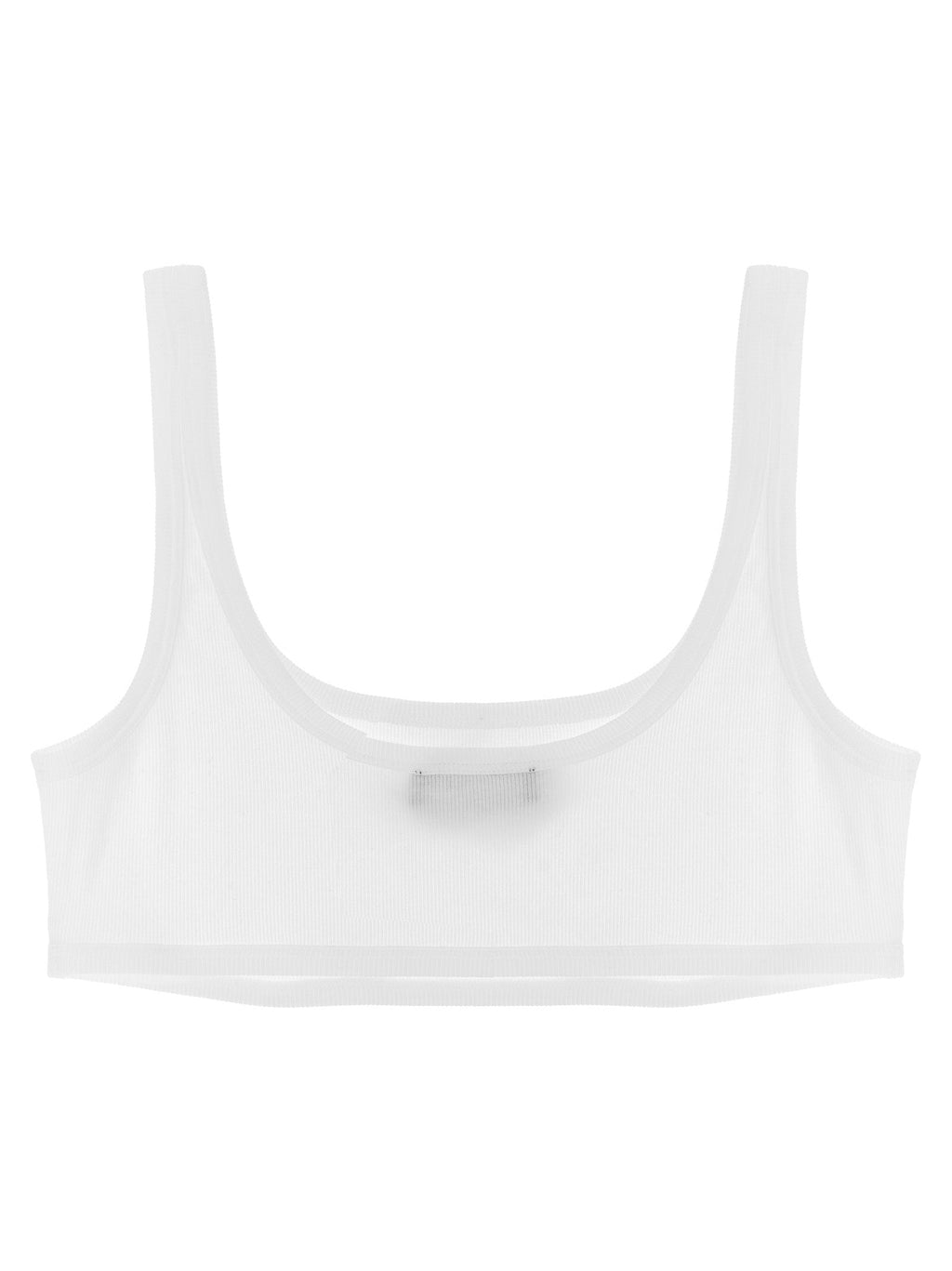 Versace White Cotton Bra Versace