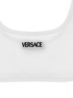 Versace White Cotton Bra Versace