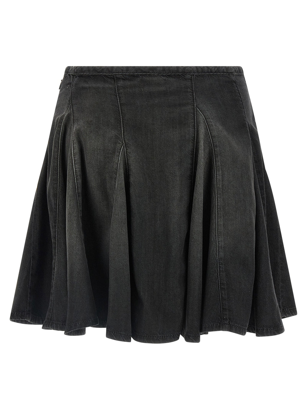 Diesel Black Cotton Long Skirt Diesel