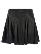 Diesel Black Cotton Long Skirt Diesel