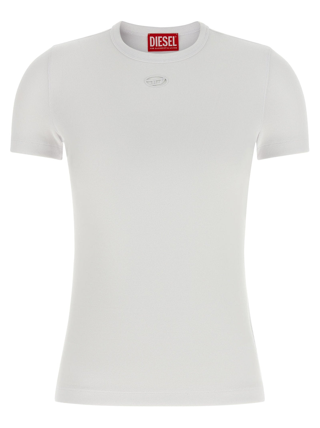 Diesel White Cotton T-Shirt Diesel