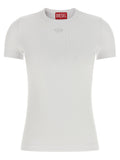 Diesel White Cotton T-Shirt Diesel