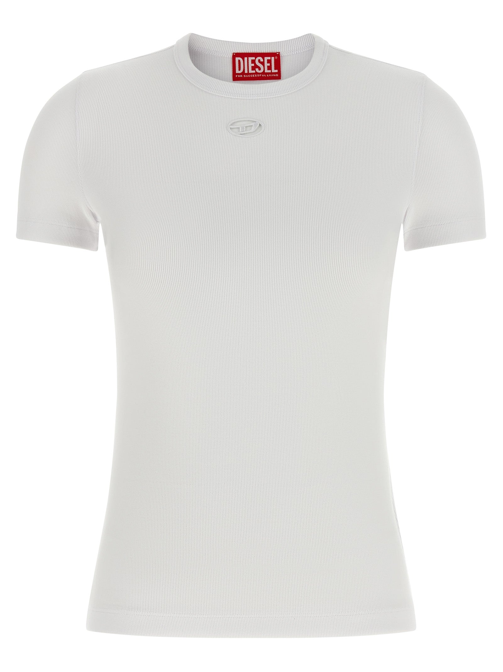 Diesel White Cotton T-Shirt Diesel