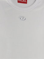 Diesel White Cotton T-Shirt Diesel