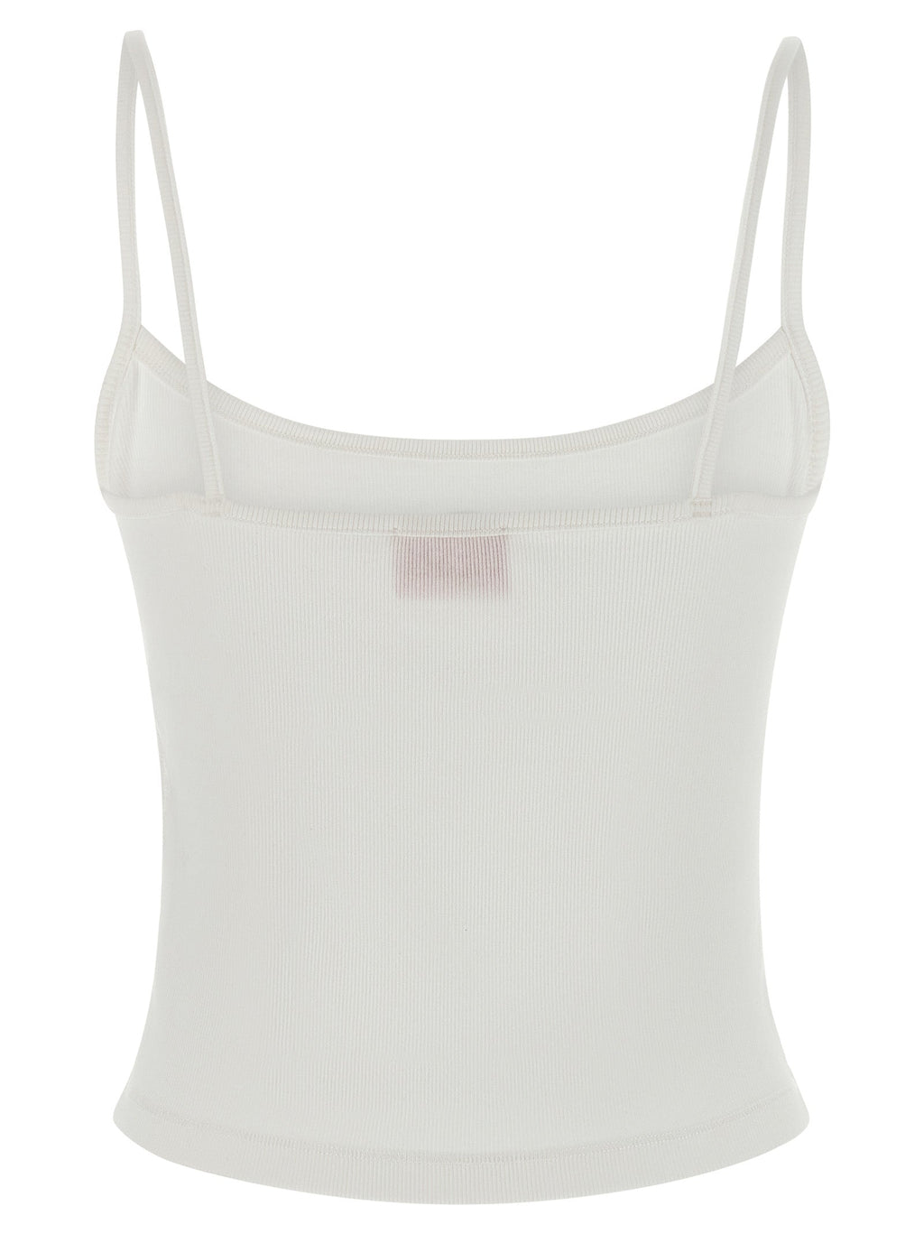 Diesel White Cotton Tank Tops Diesel