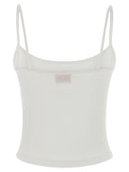 Diesel White Cotton Tank Tops Diesel