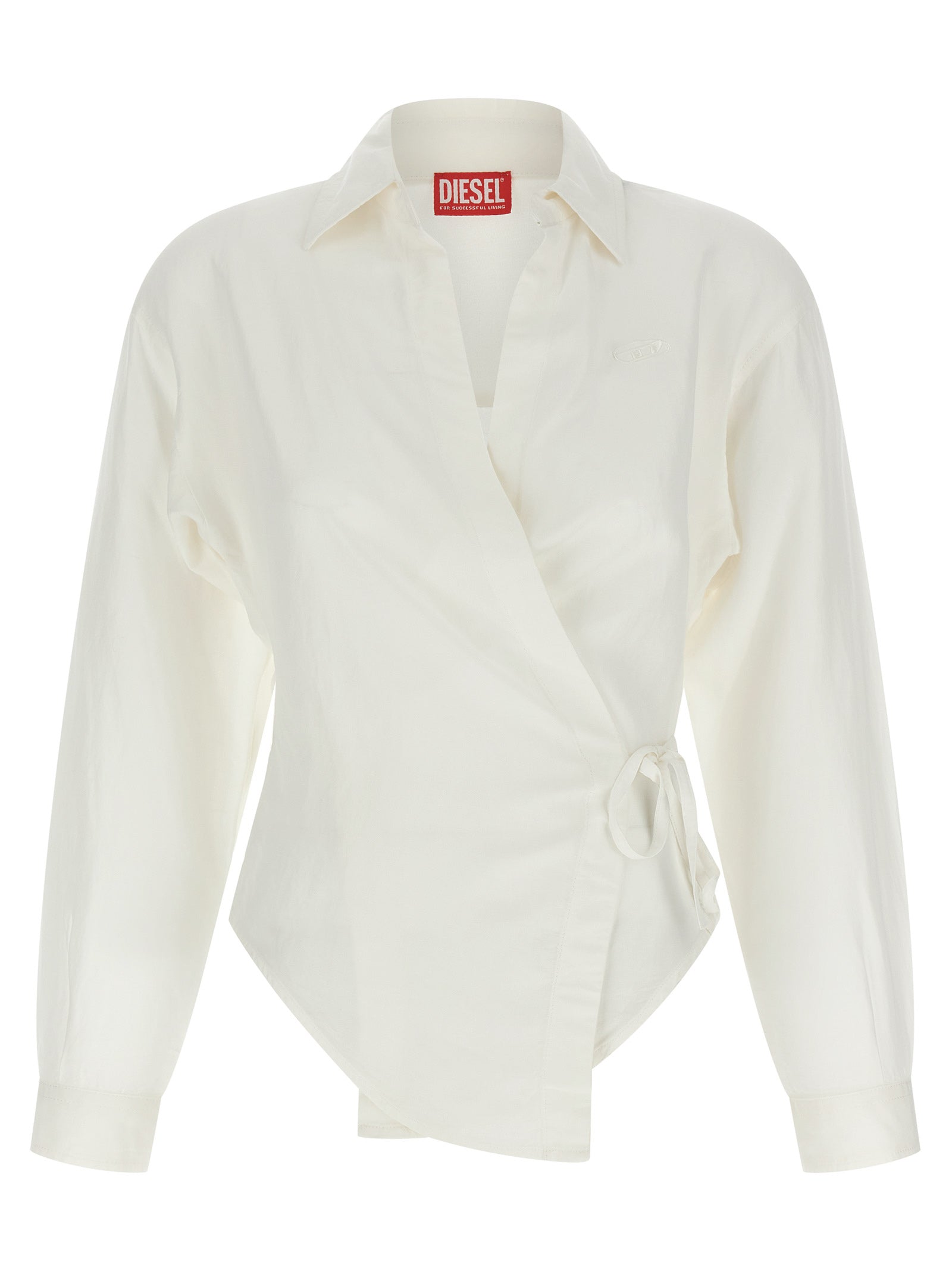 Diesel White Modal Blouse Diesel