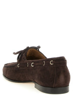 Valentino Garavani Brown Cowhide Slip-On Loafers Valentino Garavani