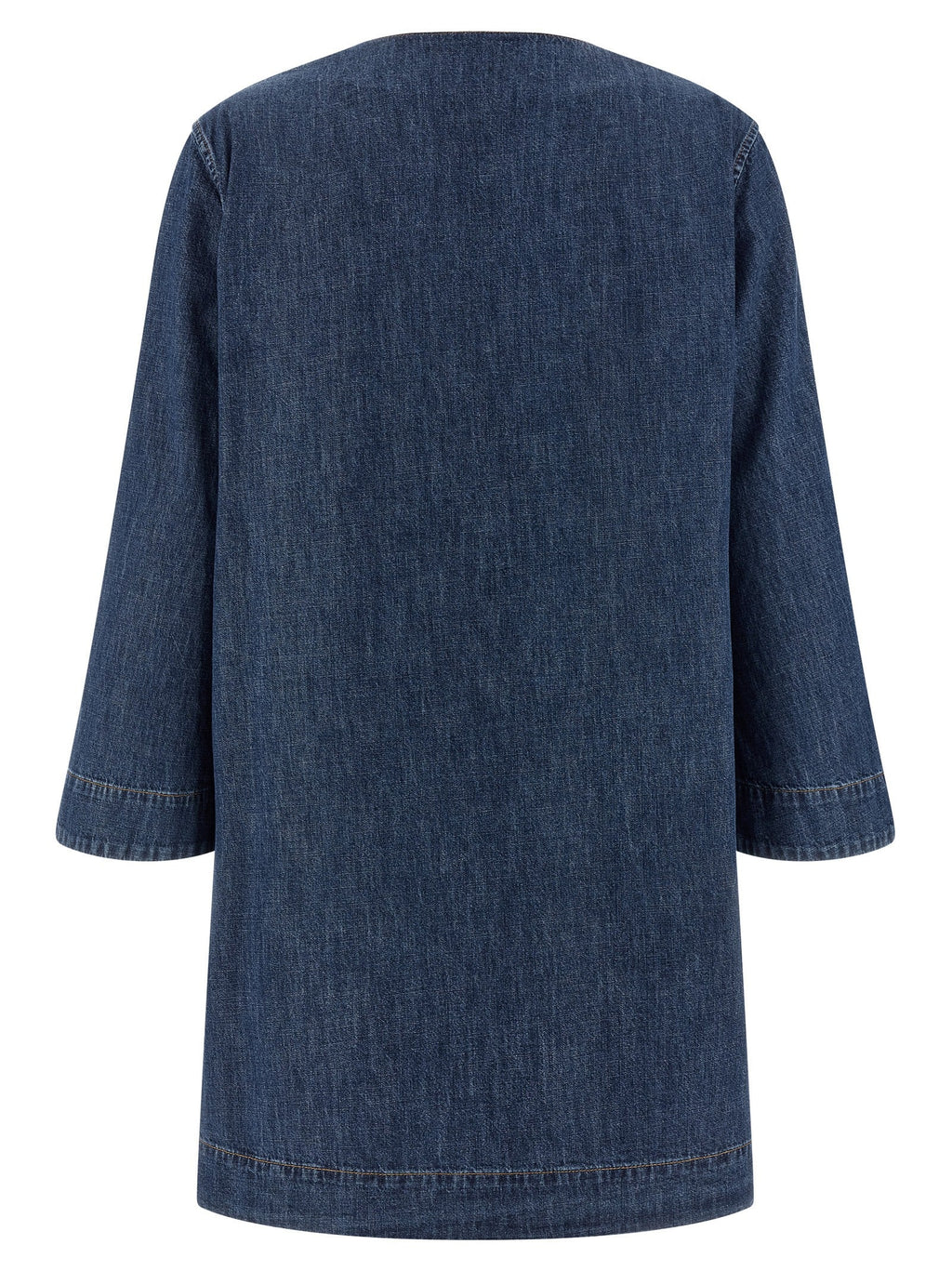 Valentino Garavani Blue Cotton Short Dress Valentino Garavani