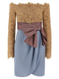 Valentino Garavani Multicolor Cotton Short Dress Valentino Garavani