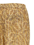Valentino Garavani Multicolor Silk Casual Pants Valentino Garavani