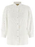 Valentino Garavani White Cotton Blouse Valentino Garavani