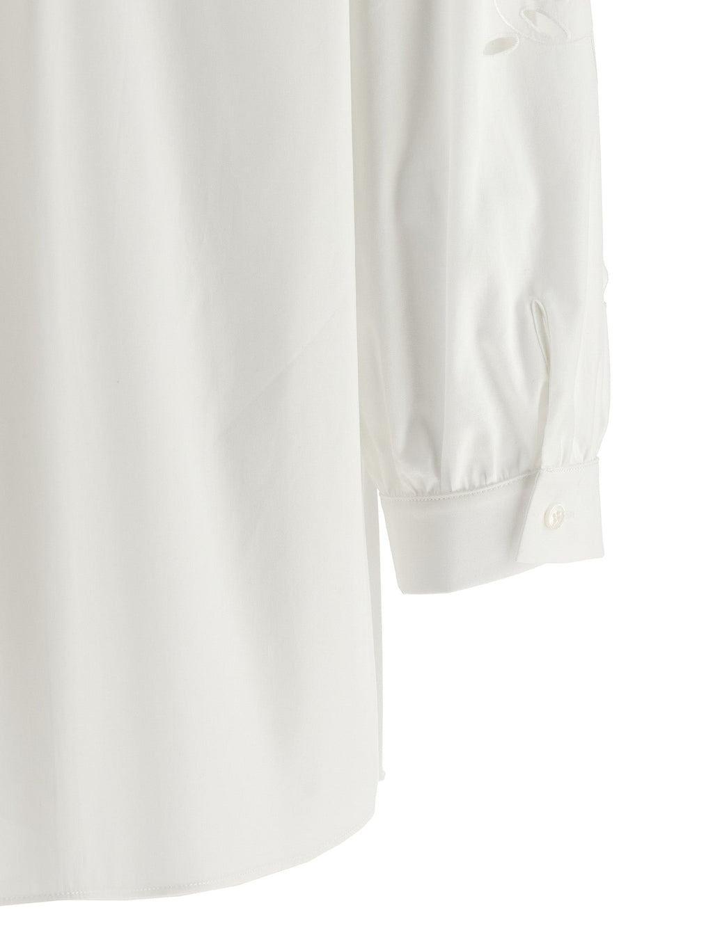 Valentino Garavani White Cotton Blouse Valentino Garavani