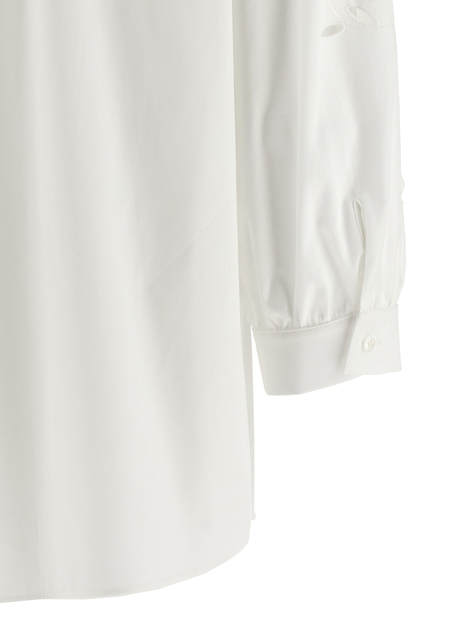 Valentino Garavani White Cotton Blouse Valentino Garavani