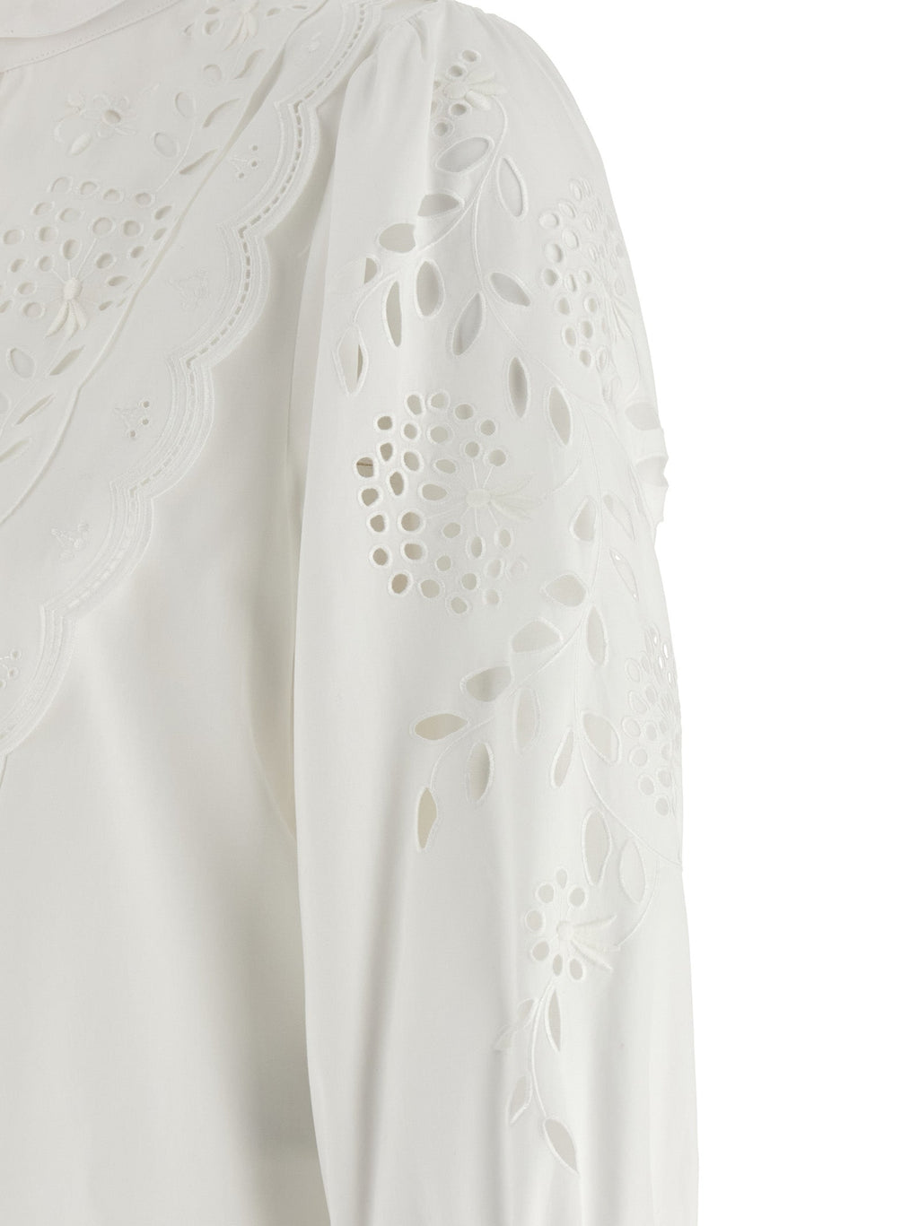 Valentino Garavani White Cotton Blouse Valentino Garavani