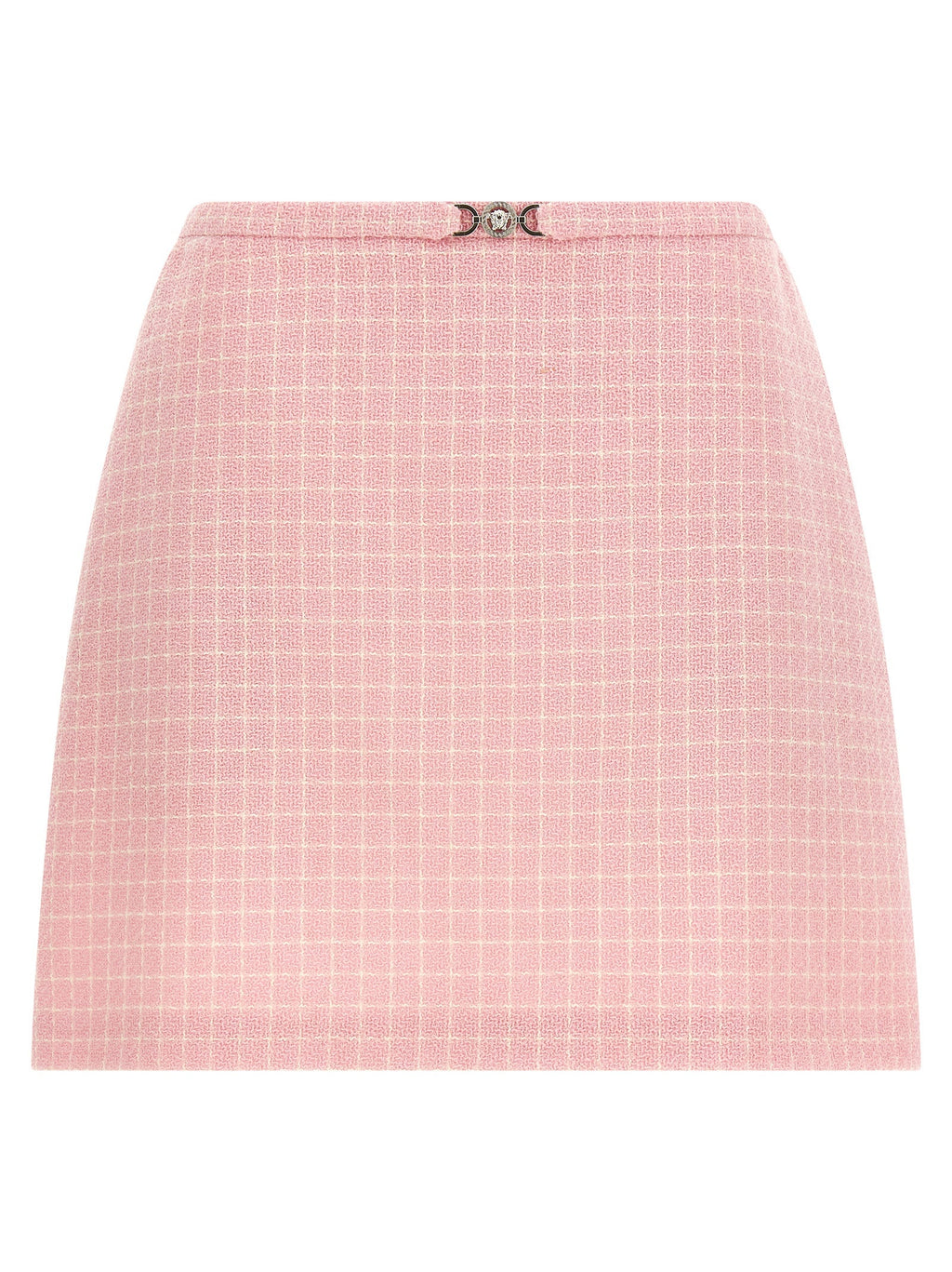 Versace Multicolor Virgin Wool Long Skirt Versace