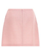 Versace Multicolor Virgin Wool Long Skirt Versace
