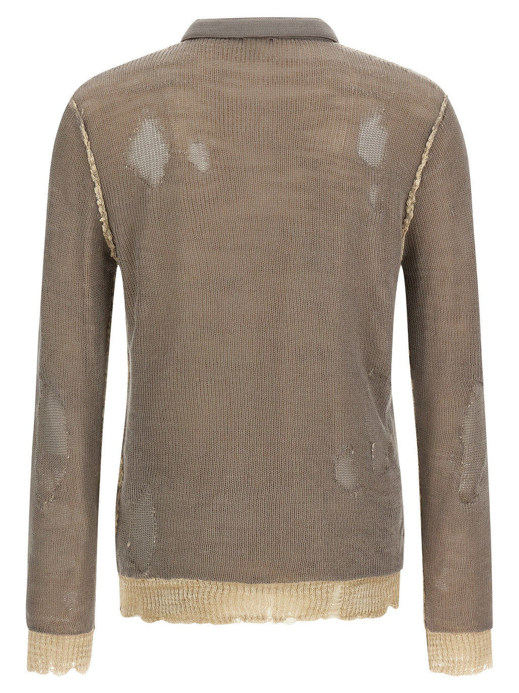 Diesel Gray Cotton Cardigan Diesel
