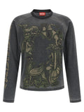 Diesel Gray Cotton Sportswear Diesel