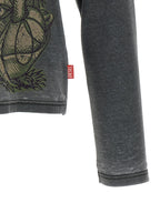 Diesel Gray Cotton Sportswear Diesel