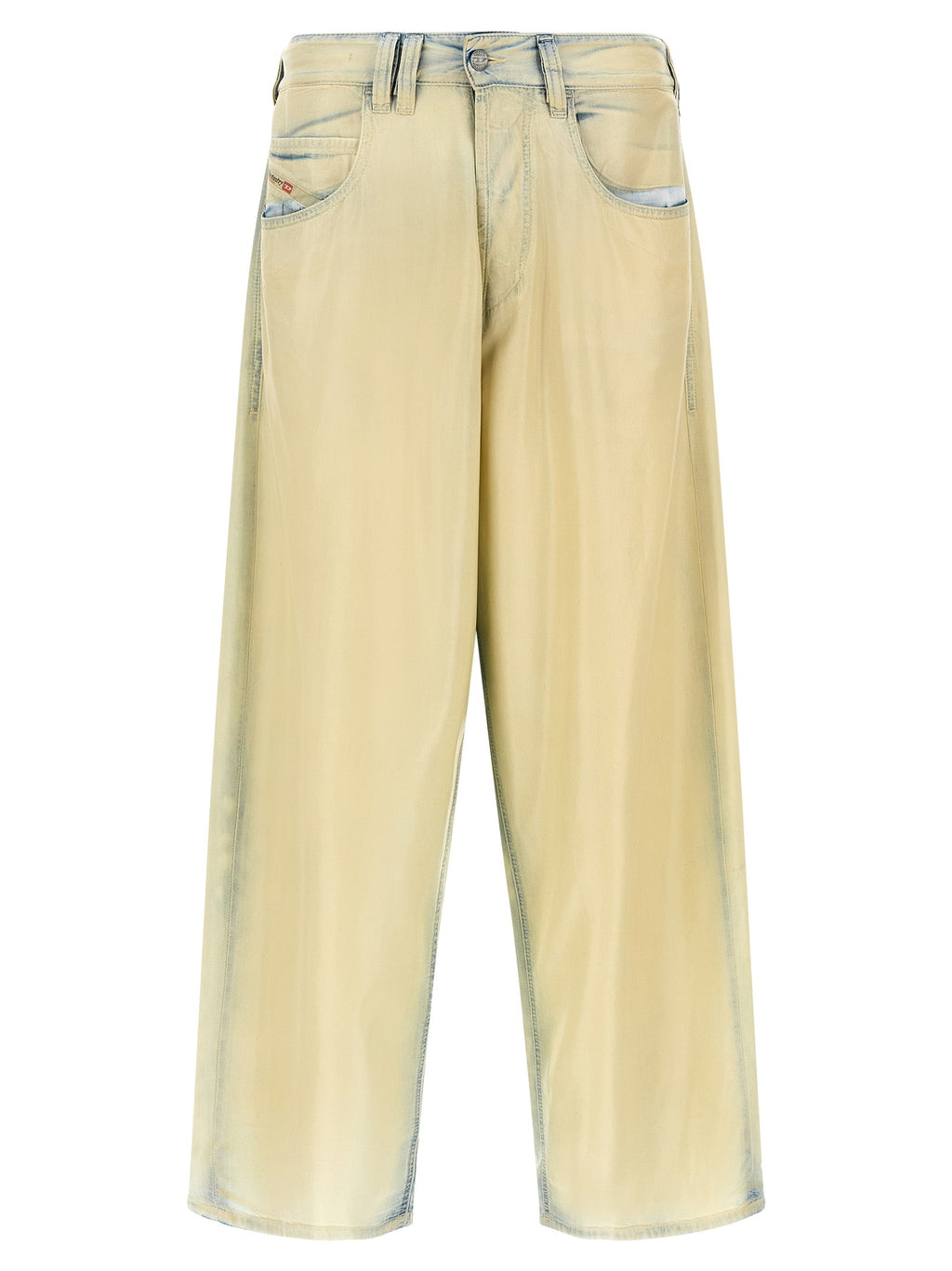 Diesel Beige Lyocell Jeans Denim Diesel