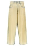 Diesel Beige Lyocell Jeans Denim Diesel