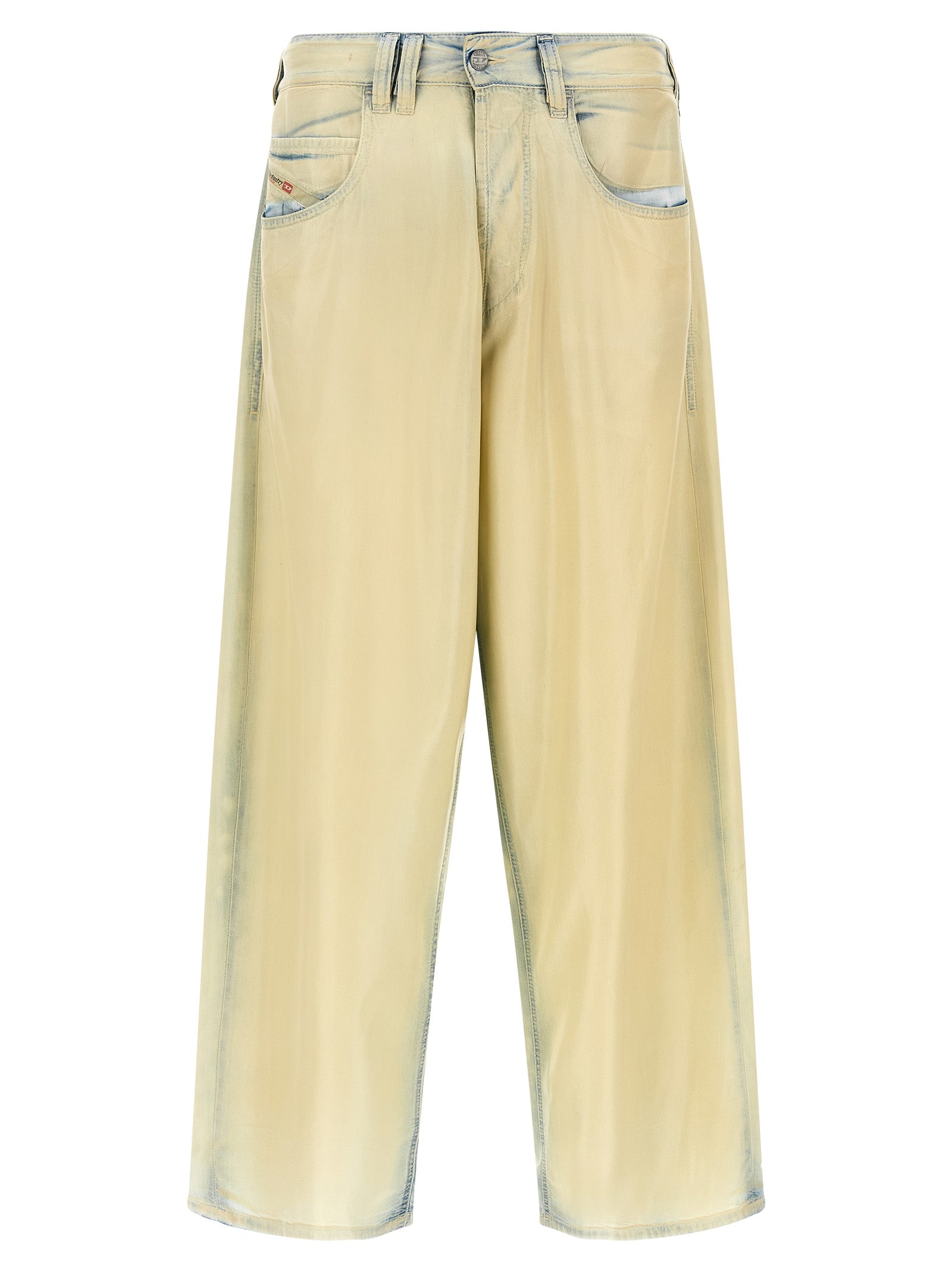 Diesel Beige Lyocell Jeans Denim Diesel