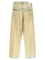 Diesel Beige Lyocell Jeans Denim Diesel