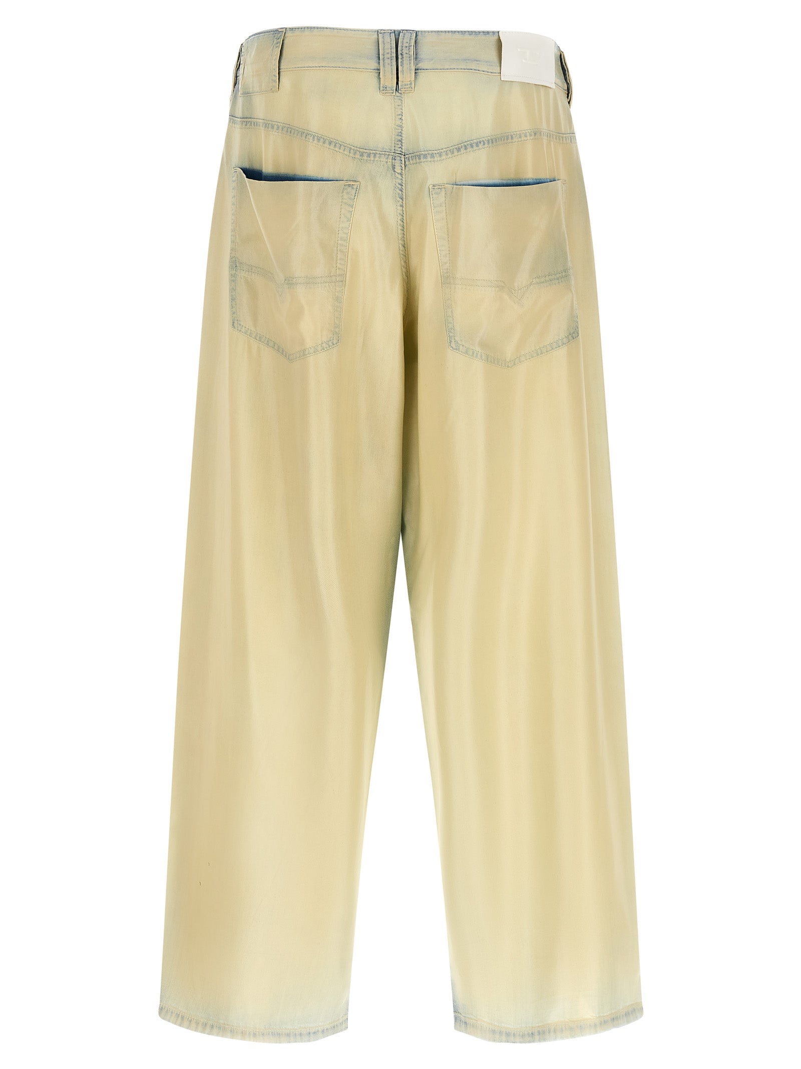Diesel Beige Lyocell Jeans Denim Diesel