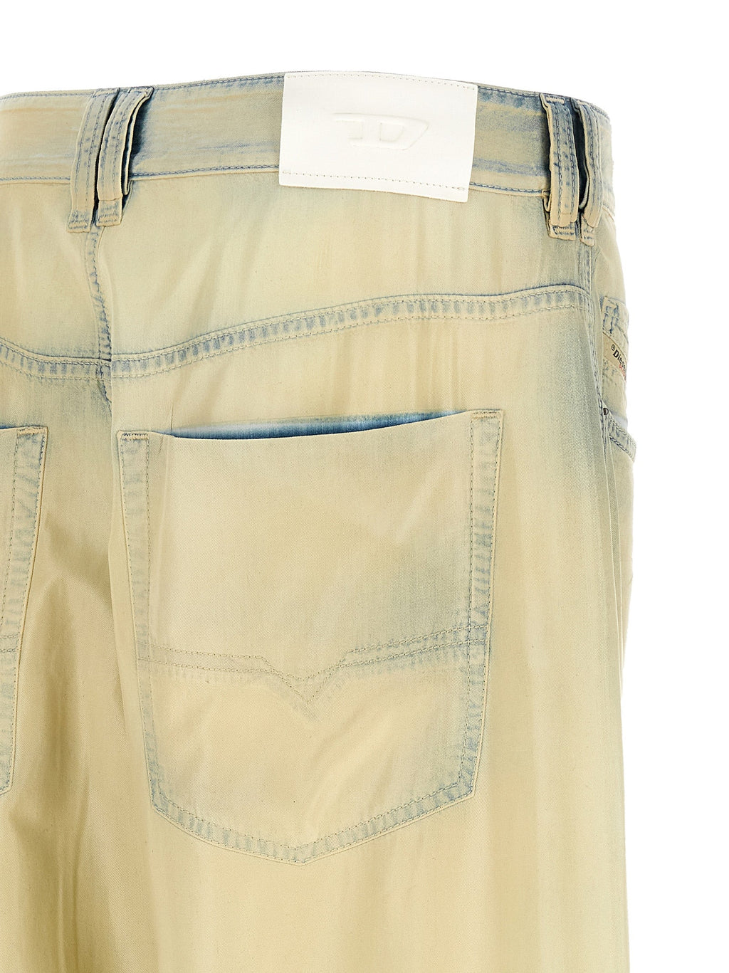 Diesel Beige Lyocell Jeans Denim Diesel