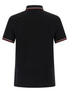 Valentino Garavani Black Cotton Polo Shirt Valentino Garavani